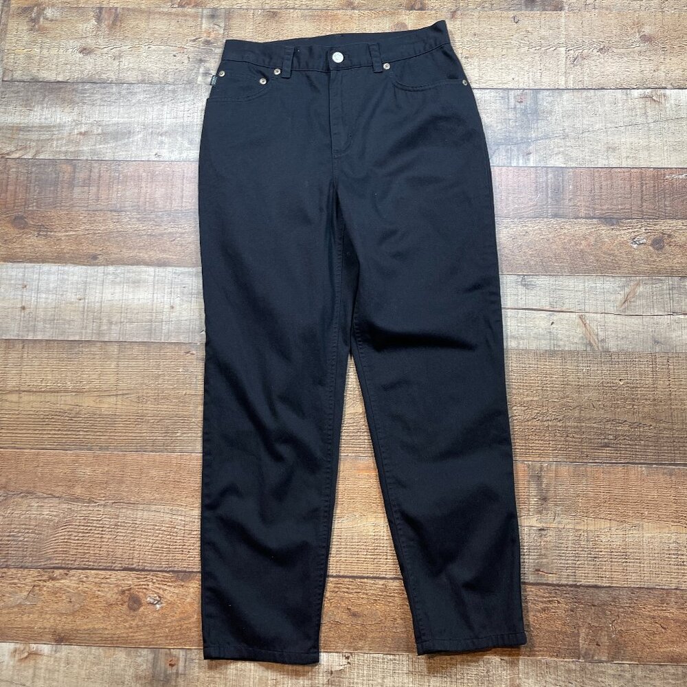 Lauren Ralph Lauren Black Straight Pants size 4P
